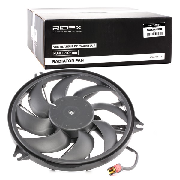 RIDEX Engine cooling fan 508R0008 for PEUGEOT 206