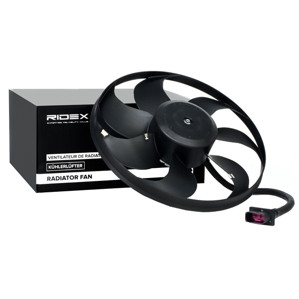 RIDEX Ø: 345 mm, 12V, 300/60W, without radiator fan shroud Cooling Fan 508R0016 buy