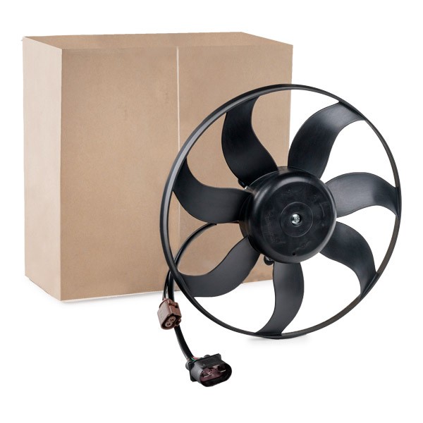 RIDEX 508R0033 Fan, radiator Ø: 360 mm, 12V, 300W, without carrier frame, with electric motor, with socket, with integrated regulator