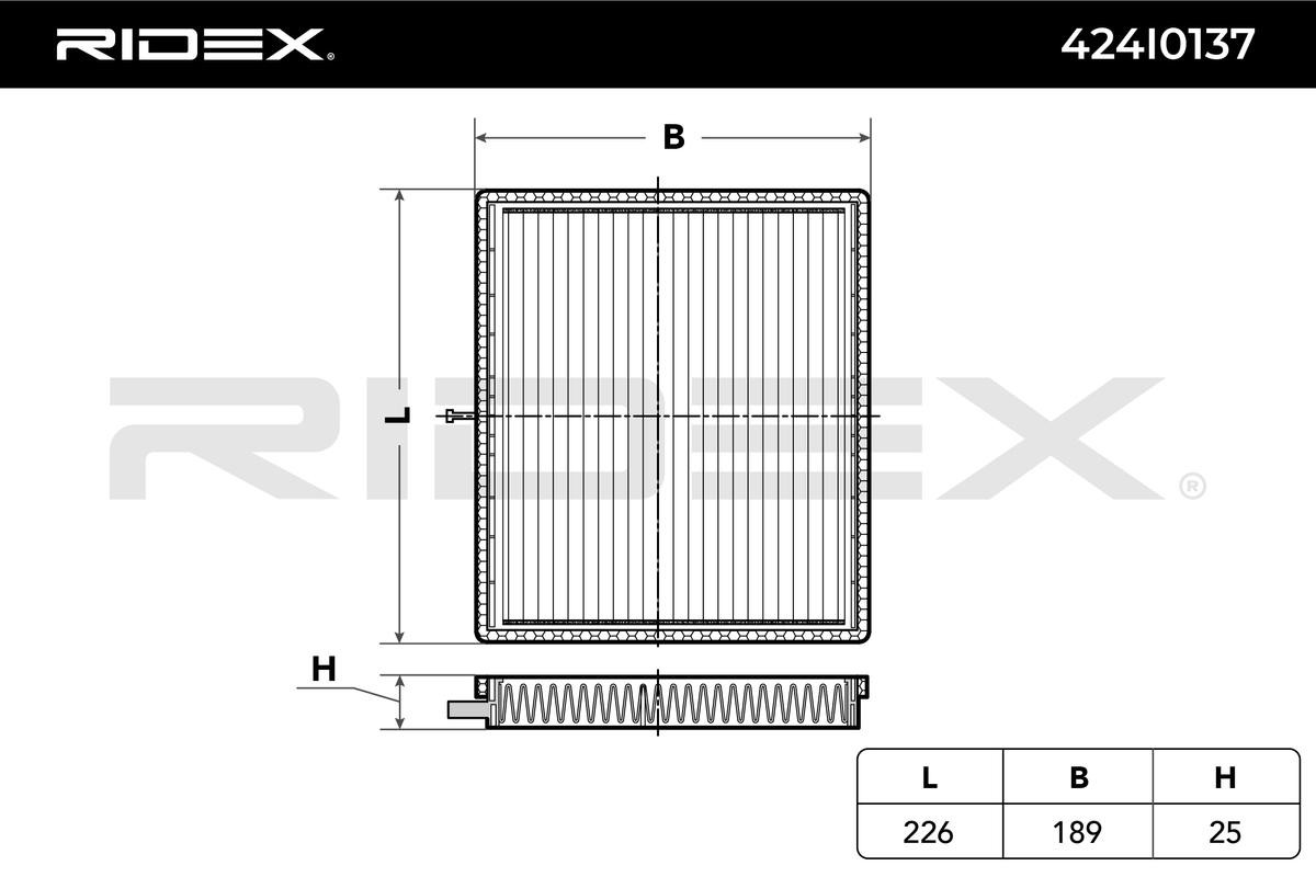 424I0137 AC filter RIDEX 424I0137 review and test