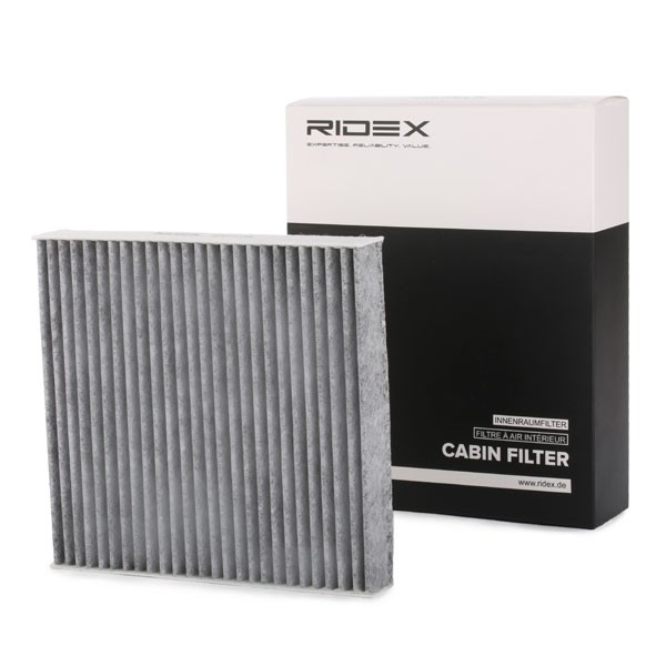 RIDEX Activated Carbon Filter, 216 mm x 200 mm x 30 mm Width: 200mm, Height: 30mm, Length: 216mm Cabin filter 424I0199 buy