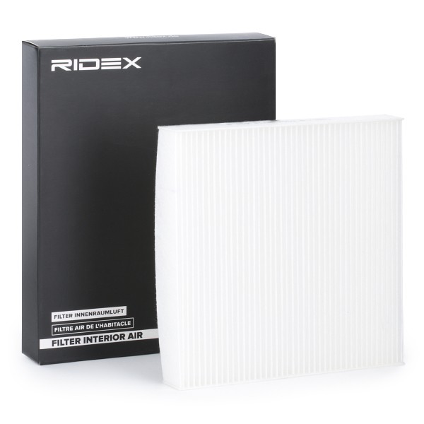 RIDEX 424I0326 Pollen filter Pollen Filter, Particulate Filter, Filter Insert, 212 mm x 211 mm x 30 mm