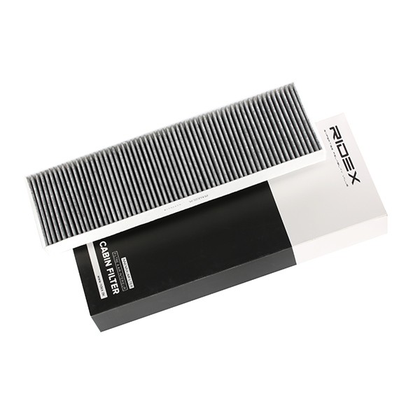 RIDEX Activated Carbon Filter, 520 mm x 143 mm x 41 mm Width: 143mm, Height: 41mm, Length: 520mm Cabin filter 424I0218 buy
