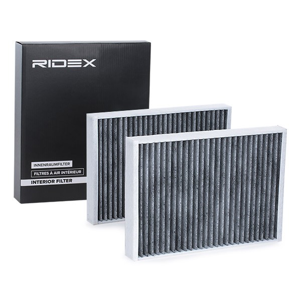 RIDEX 424I0290 Pollen filter Activated Carbon Filter x 185,0 mm x 31,0 mm