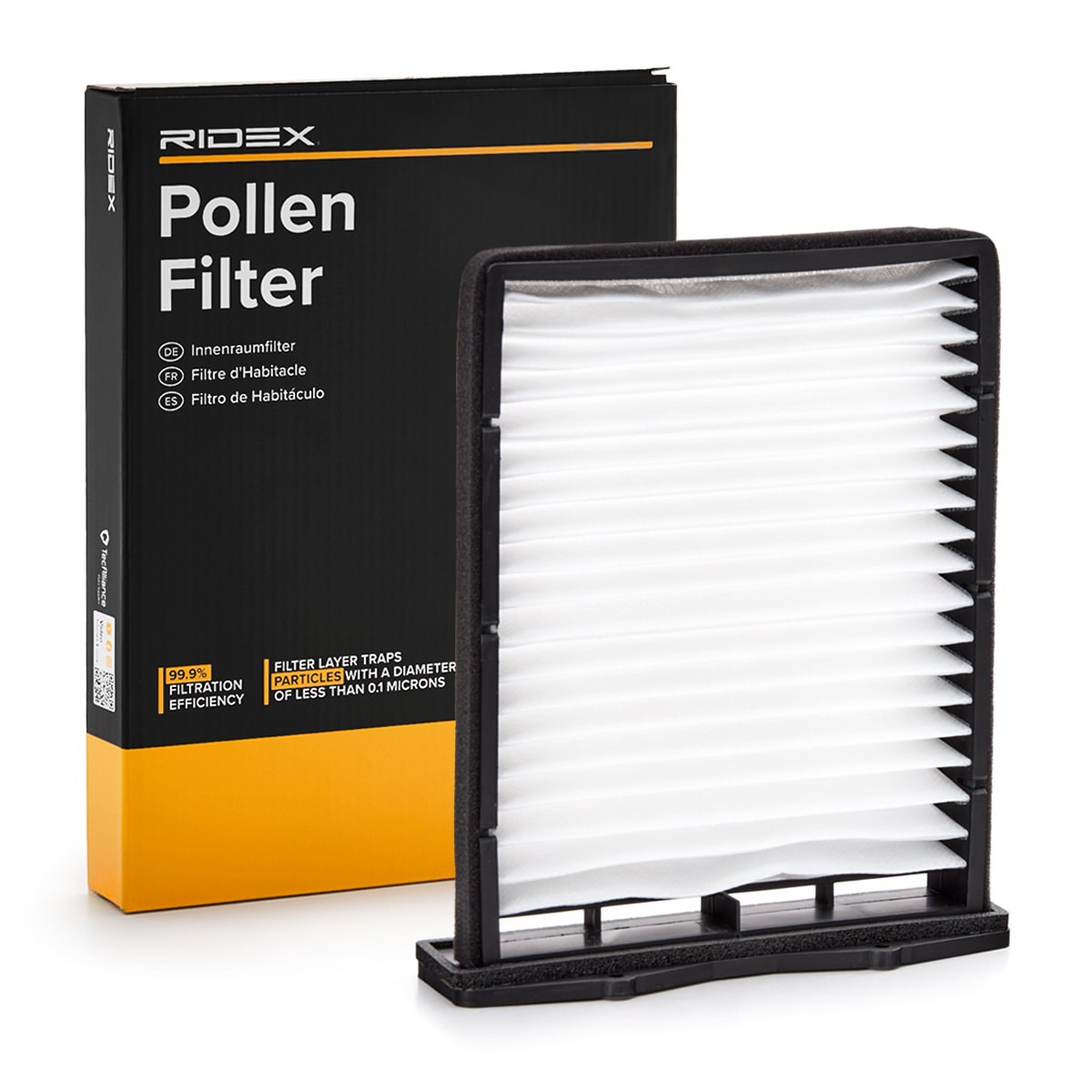 RIDEX 424I0305 Pollen filter Particulate Filter, 244 mm x 219 mm x 34 mm