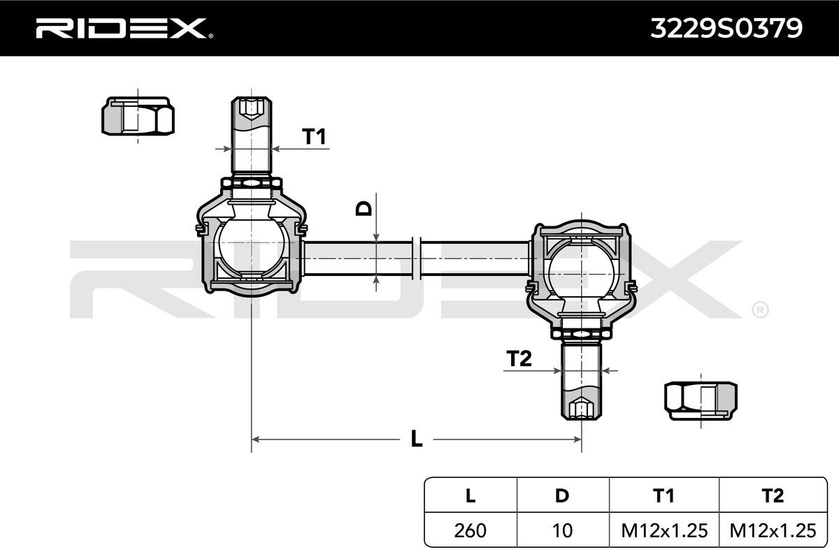 RIDEX Stabilizer link 3229S0379