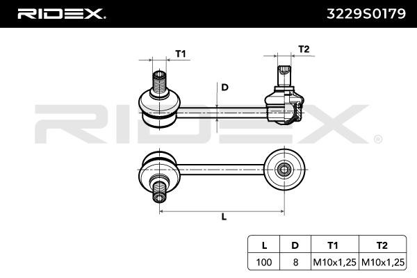 RIDEX Sway bar link 3229S0179 buy online