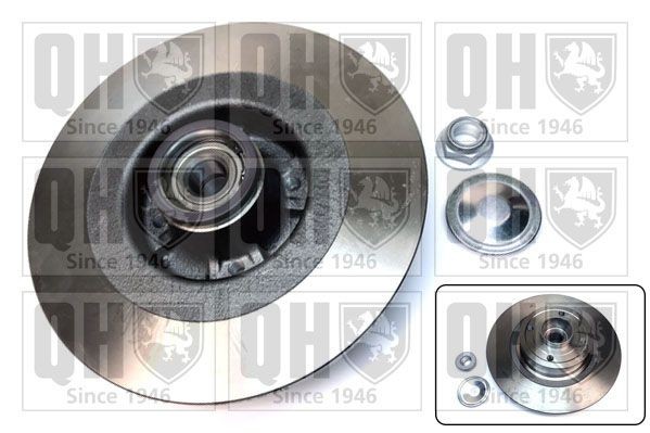 BDC5616P QUINTON HAZELL 270x10mm, 4, solid Ø: 270mm, Num. of holes: 4, Brake Disc Thickness: 10mm Brake rotor BDC5616 buy