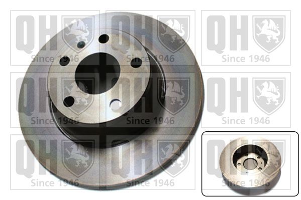 QUINTON HAZELL BDC5617 Brake disc 286x12mm, 5, solid