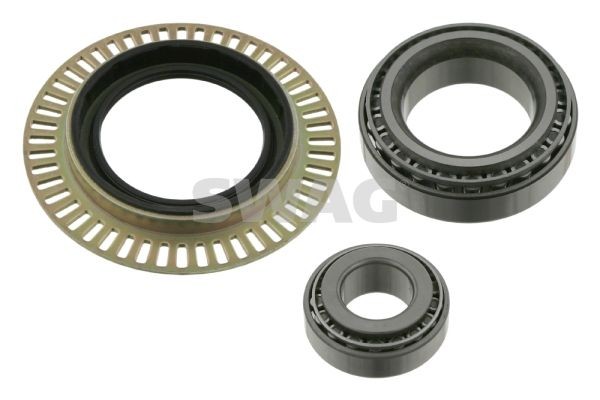 SWAG Front Axle Left, Front Axle Right, with ABS sensor ring, 68 mm, Tapered Roller Bearing Wheel hub bearing 10 92 4535 buy