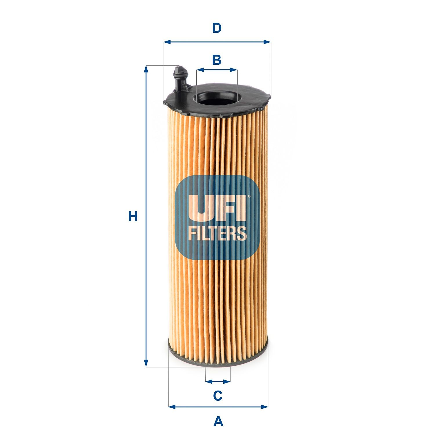UFI 25.168.00 Oil filter 6H4Q-6744-AA