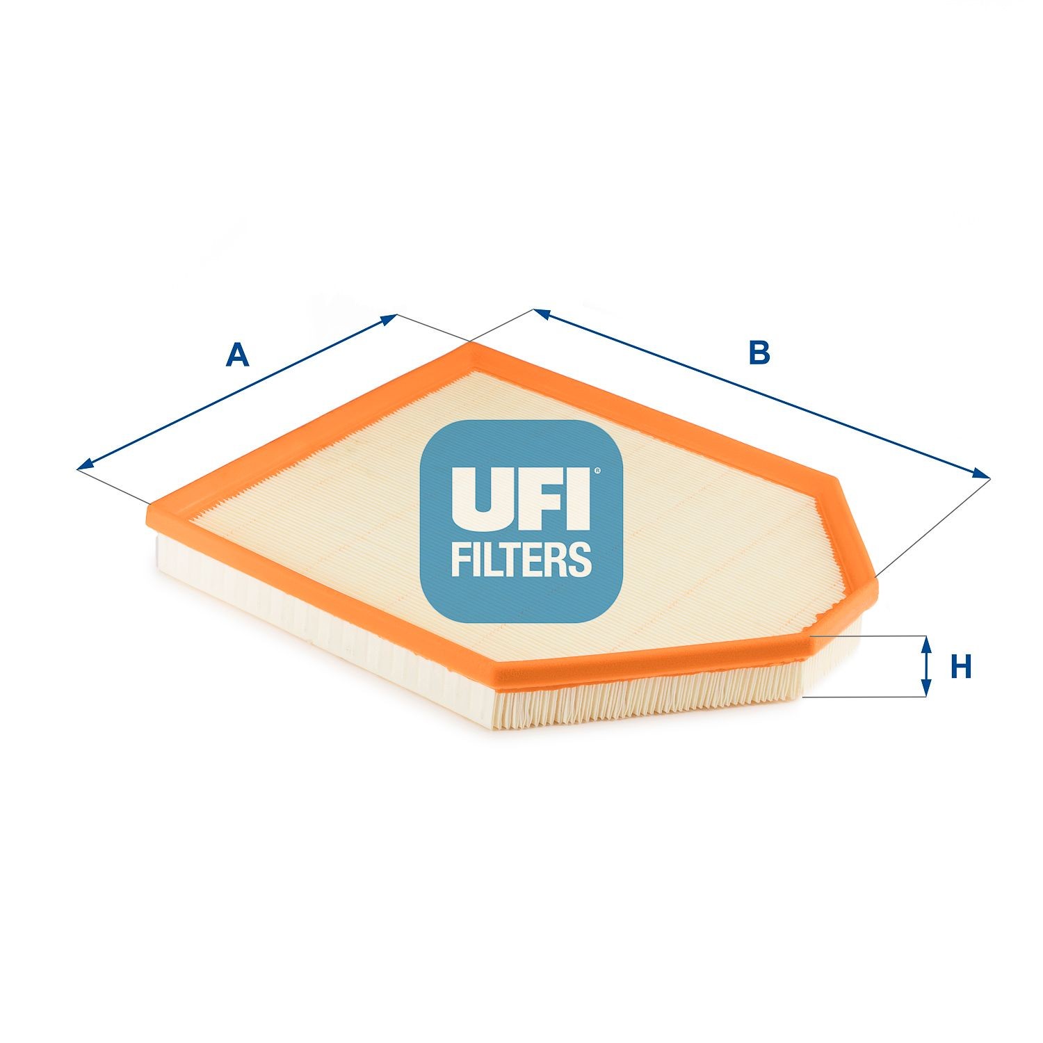 UFI 30.597.00 Air filter 37mm, 313mm, 260mm, Filter Insert