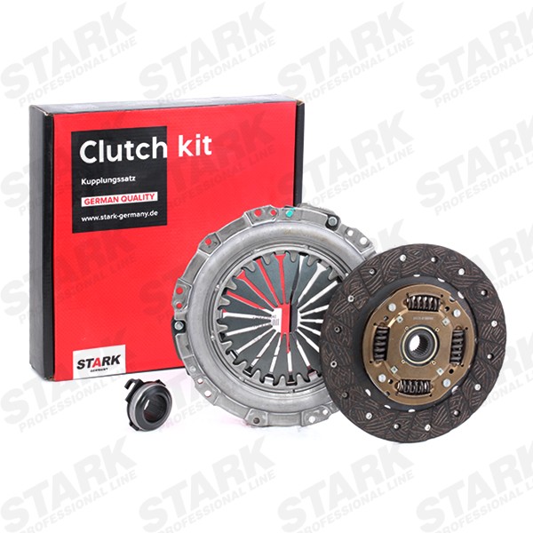 STARK SKCK-0100089 Clutch kit three-piece, with clutch pressure plate, with clutch disc, with clutch release bearing, 215mm