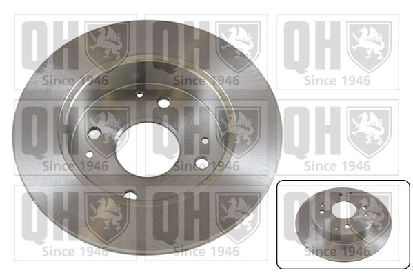 QUINTON HAZELL BDC3784 Brake disc 260x10mm, 4, solid