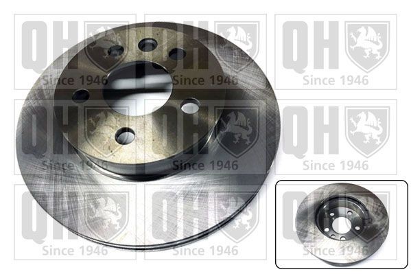 QUINTON HAZELL BDC3787 Brake disc 280x24mm, 5x112, Vented