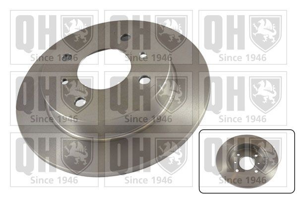 BDC3792P QUINTON HAZELL 258x10mm, 4x114, solid Ø: 258mm, Num. of holes: 4, Brake Disc Thickness: 10mm Brake rotor BDC3792 buy