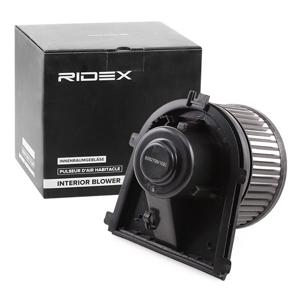 RIDEX for left-hand drive vehicles Voltage: 12V, Rated Power: 200W, Number of connectors: 2 Blower motor 2669I0010 buy