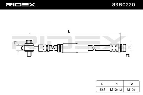 83B0220 Bremsschlauch RIDEX 83B0220 Erfahrung und Test