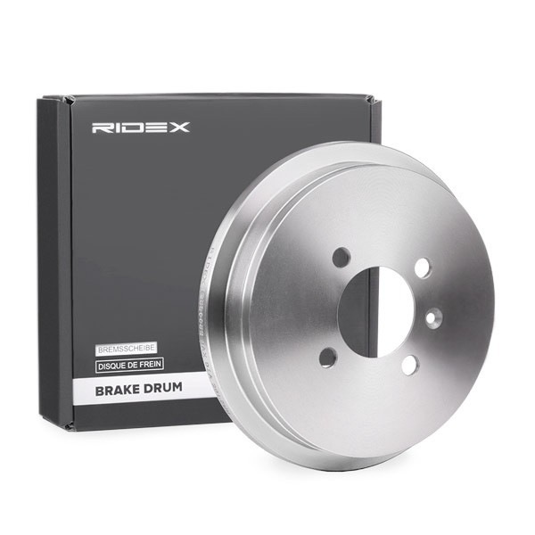 Original RIDEX Brake drum 123B0032 for VW PASSAT