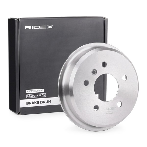 Image of RIDEX Brake Drum MERCEDES-BENZ 123B0065 1684230201,1684230401,A1684230201 Rear Brakes,Drum Brake A1684230401