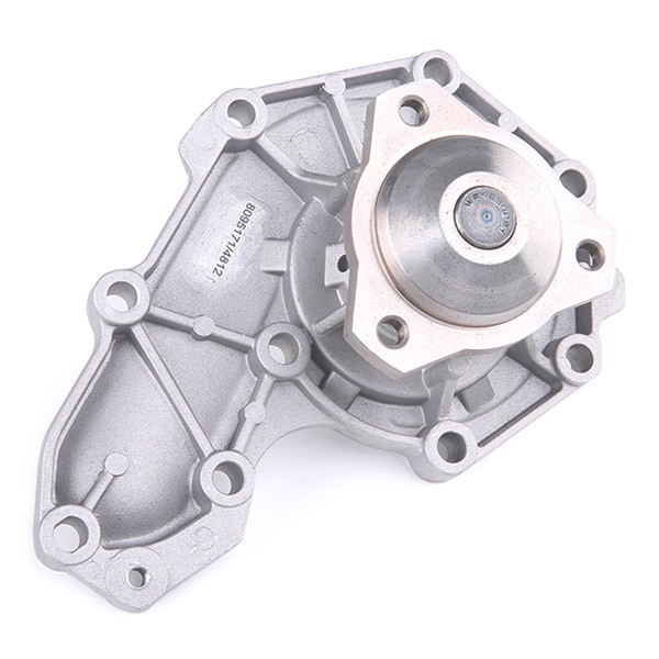 RIDEX 1260W0005 Water pump Cast Aluminium, without belt pulley, with seal, with flange, Mechanical, Metal