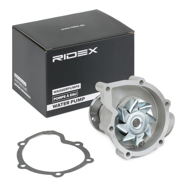 RIDEX Water pump for engine 1260W0074 for BMW 5 Series, 6 Series, 7 Series
