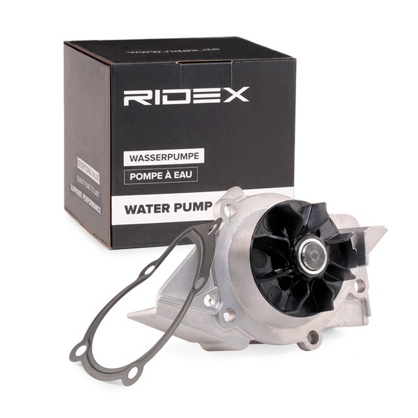 RIDEX 1260W0098 Water pump Number of Teeth: 20, with seal, Belt Pulley pressed on, Mechanical