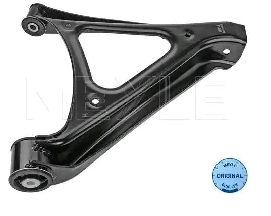 116 050 0106 MEYLE Control arm PORSCHE ORIGINAL Quality, with rubber mount, Lower, Rear Axle Right, Control Arm, Sheet Steel