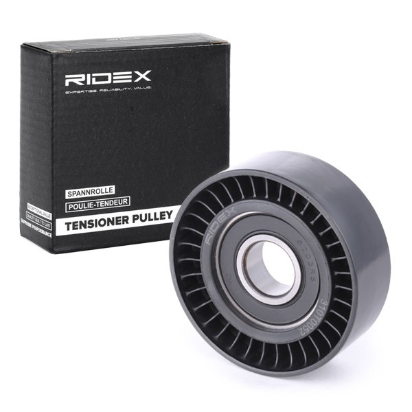 RIDEX Tensioner pulley 310T0052 suitable for MERCEDES-BENZ A-Class, B-Class
