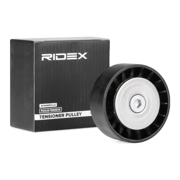 RIDEX 312D0028 Deflection / Guide Pulley, v-ribbed belt with fastening material