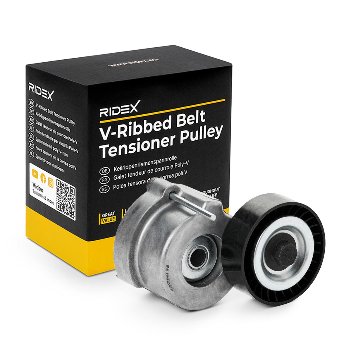 Great value for money - RIDEX Tensioner pulley 310T0059