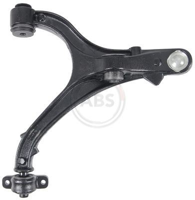 A.B.S. 211559 Suspension arm with ball joint, with rubber mount, Control Arm, Cast Steel, Cone Size: 17,3 mm