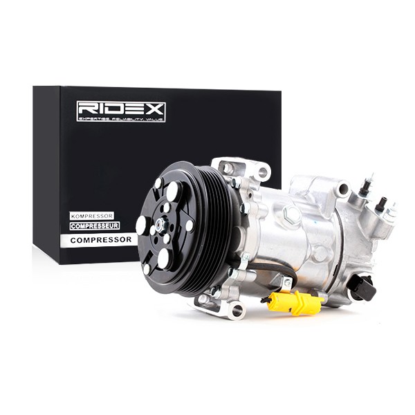 RIDEX 447K0062 Luftkonditioneringskompressor SD6C12, PAG 46, R 134a