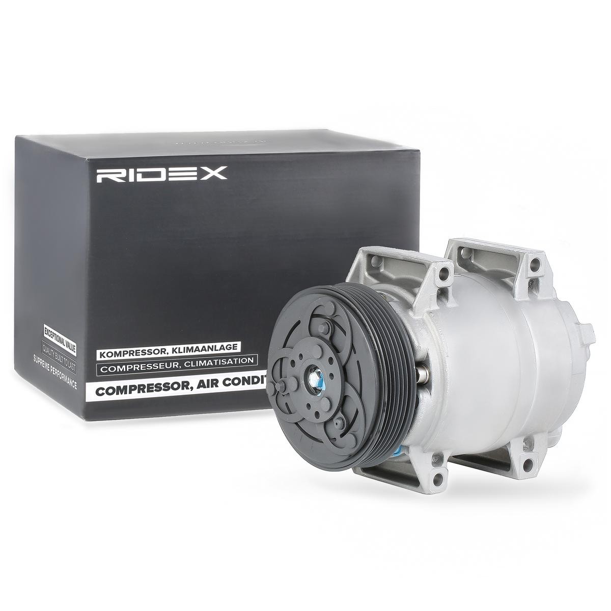 RIDEX 447K0081 Air conditioning compressor DKS17D, PAG 100, R 134a, with PAG compressor oil