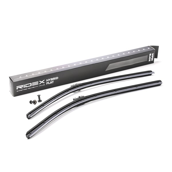 RIDEX 298W0054 Wiper blade 600/ 600, 600 mm Front, Beam, with spoiler, Flat, 24/ 24 Inch