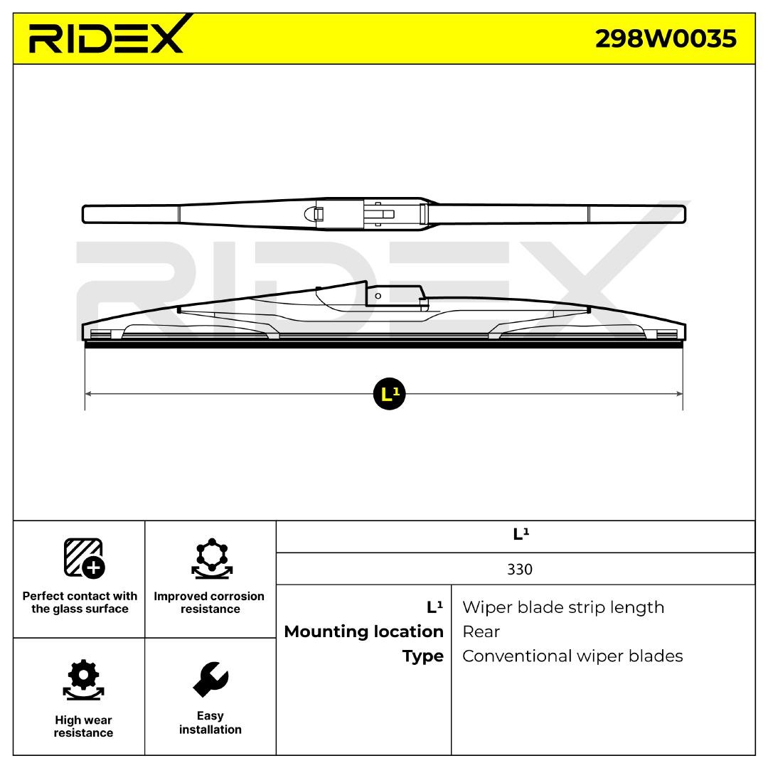 RIDEX Tergicristalli 298W0035 recensioni