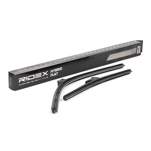 RIDEX 298W0022 Wiper blade 650, 400 mm Front, Flat wiper blade, Beam, for left-hand drive vehicles