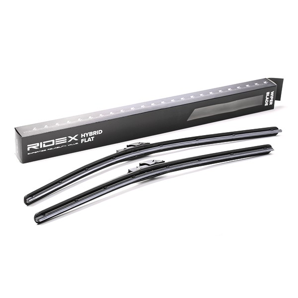 RIDEX 298W0103 Wiper blade 600, 500 mm Front, Flat wiper blade, Beam, for left-hand drive vehicles