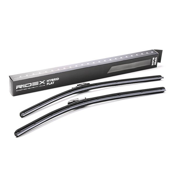 RIDEX 298W0005 Wiper blade 600/ 580 mm Front, Beam, with spoiler, Flat, 24/ 23 Inch