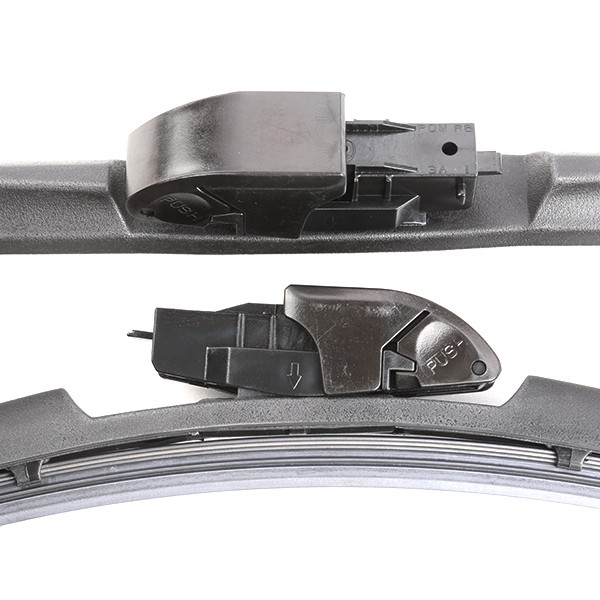 RIDEX 298W0005 Windscreen wiper 600, 580 mm Front, Beam, with spoiler, Flat, 24/ 23 Inch