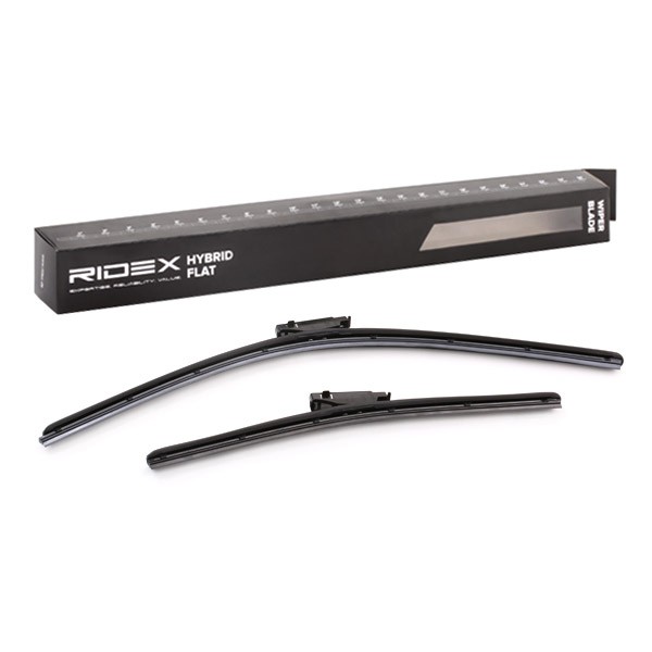 RIDEX 298W0049 Wiper blade 600, 400 mm Front, Flat wiper blade, Beam, for left-hand drive vehicles