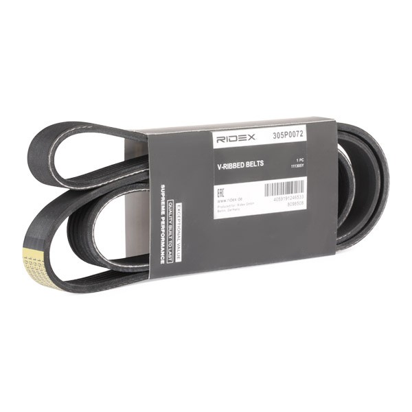 305P0072 Auxiliary belt RIDEX 305P0072 review and test