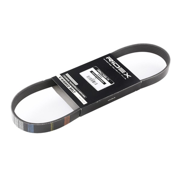 Image of RIDEX V-ribbed belt OPEL,FORD,FIAT 305P0236 11287795036,5750E7,5750FS Serpentine belt,Auxiliary belt,Poly V-belt,Ribbed belt,Multi V-belt,Poly belt