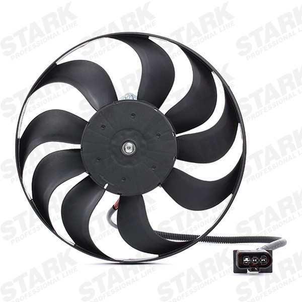 SKRF-0300075 STARK Cooling fan SKODA Ø: 290 mm, 12V, 220W, without carrier frame
