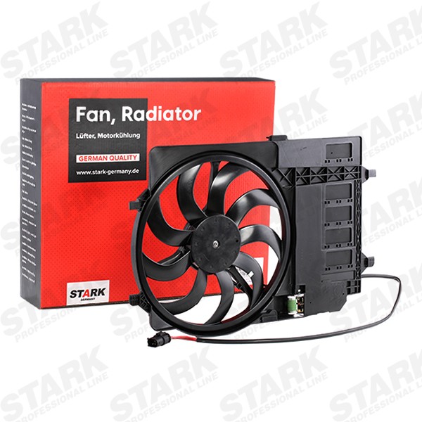 STARK SKRF-0300095 Fan, radiator Ø: 370 mm, 12V, 210W, with radiator fan shroud