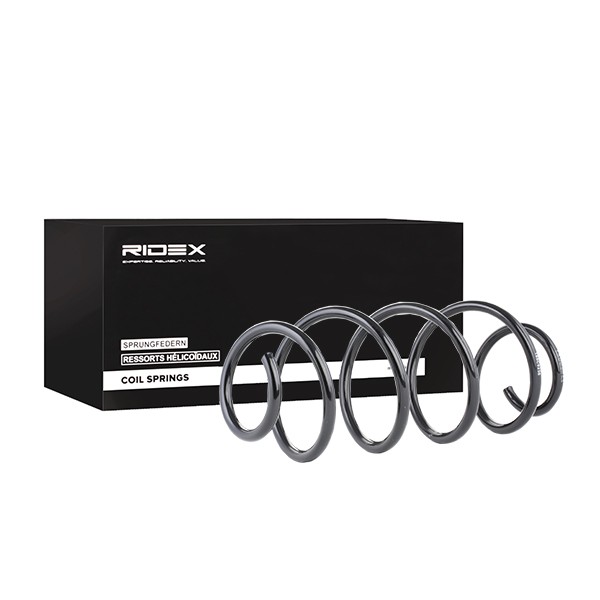 Buy Coil spring RIDEX 188C0258 - Shock absorption parts MERCEDES-BENZ A-Class online