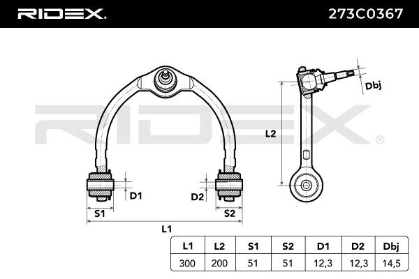 273C0367 Track control arm RIDEX 273C0367 review and test