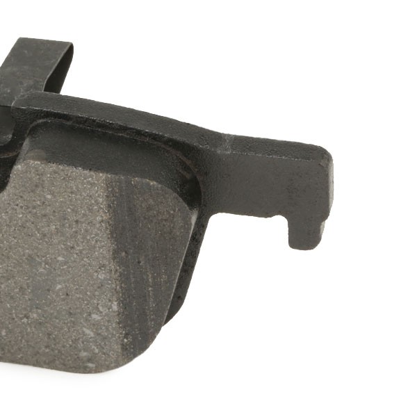 RIDEX 402B0925 Disc pads Rear Axle, Low-Metallic, prepared for wear indicator, with piston clip
