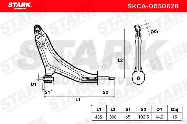 STARK Wishbone SKCA-0050628 for LAND ROVER FREELANDER