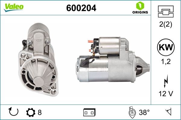 VALEO Starter motors 600204
